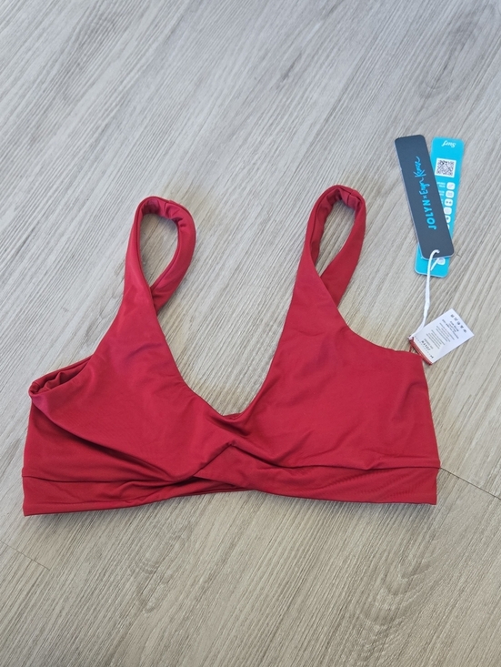 Jolyn Clothing Other - Jolyn Red Twist Bralette — Soft Stretch Wireless Support